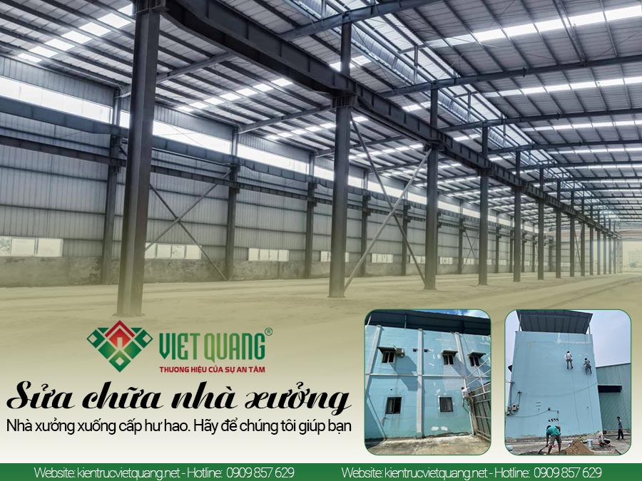 Dịch vụ sửa nhà xưởng uy tín, nhanh chóng tại TP.HCM