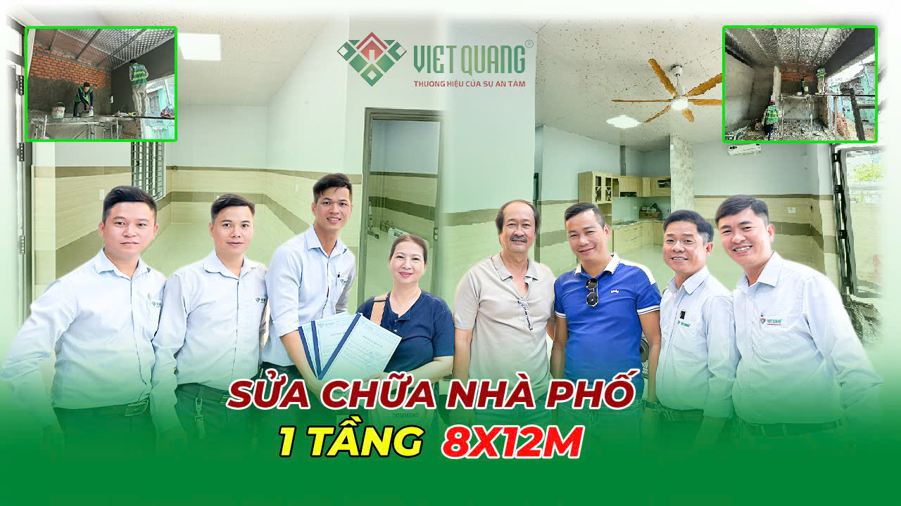 Đánh giá của chị Bảo về quá trình sửa chữa cải tạo nhà của đội ngũ Việt Quang Group