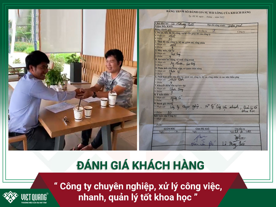 Đánh giá của anh Quốc về công tác sửa chữa cải tạo nhà ở Long An cho gia đình anh