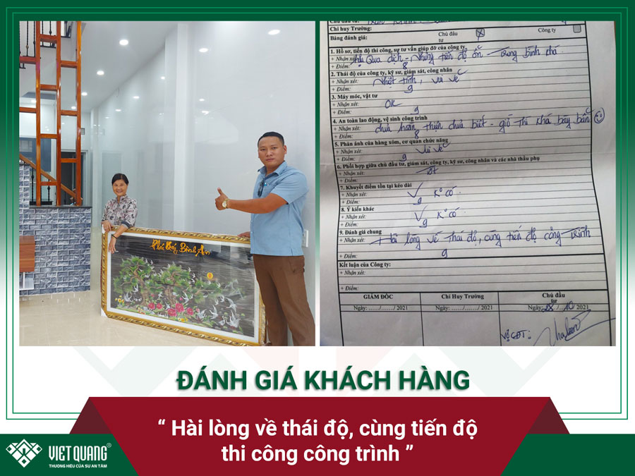 Đánh giá của chị Hiền về quá trình xây dựng nhà phố 4 tầng cho gia đình chị ở Quận Bình Tân