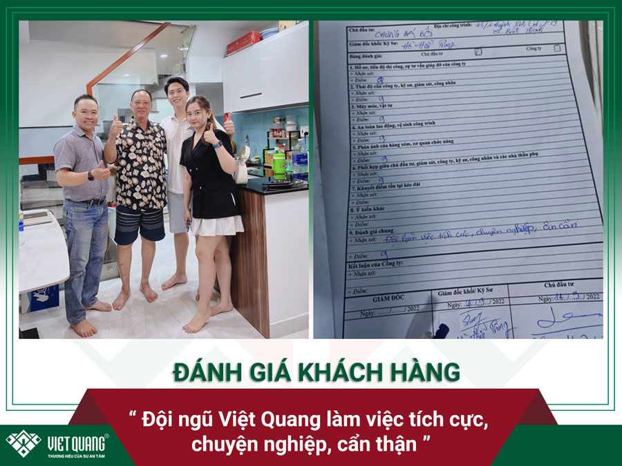 Đánh giá của chú Bội về quá trình thi công xây dựng nhà cho gia đình chú ở Quận Bình Thạnh