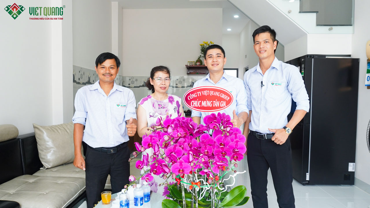 Đánh giá của chị Hiền về chất lượng công trình và đội ngũ thi công Việt Quang Group