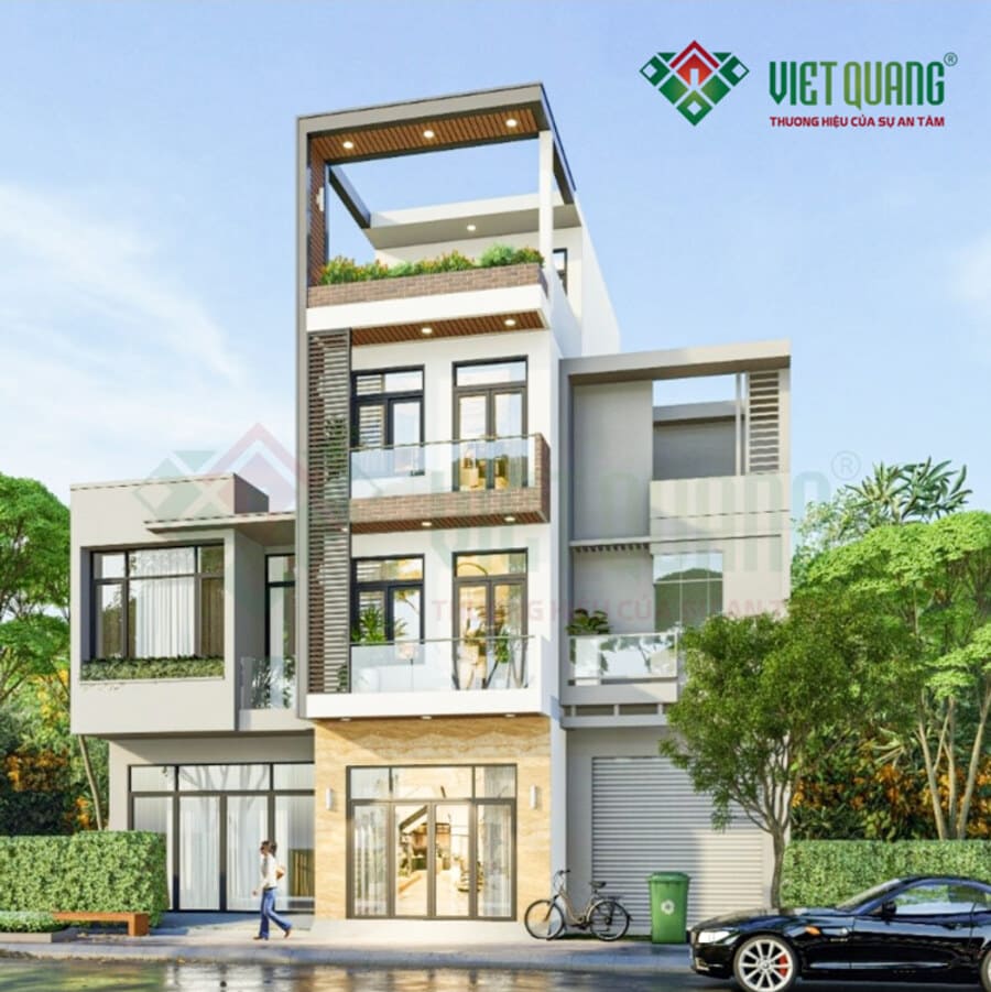 6 lưu ý quan trọng khi thiết kế nhà phố 4 tầng 90m2  