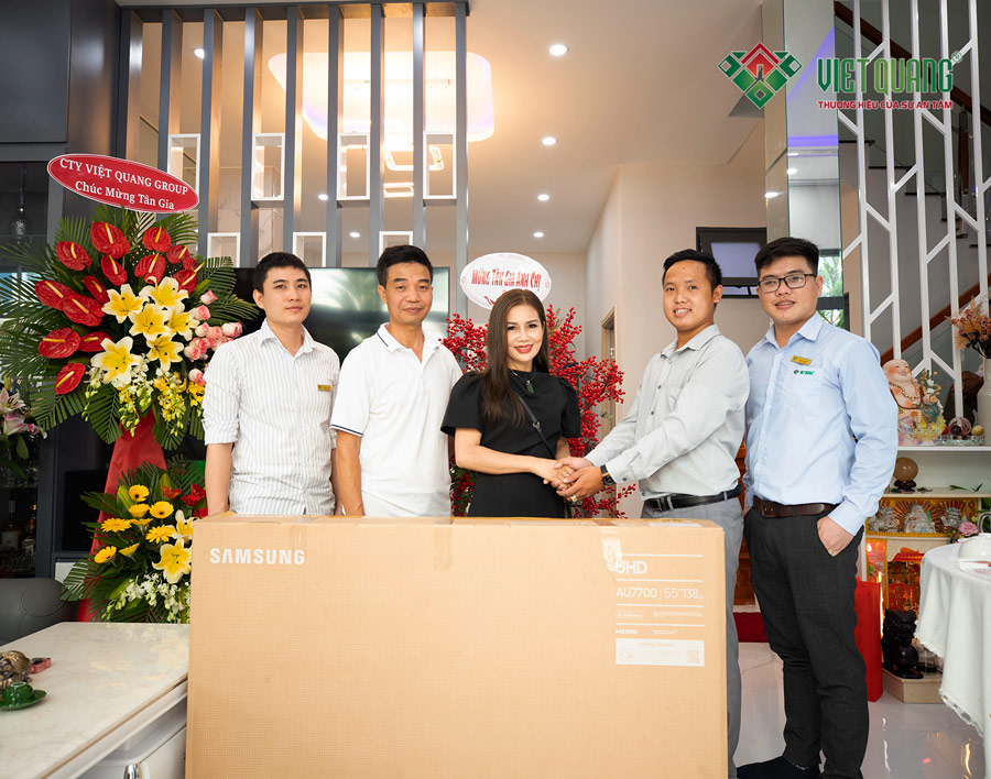 Bàn giao nhà phố 3 tầng 7.3x13m cho gia đình chị Thúy tại TP Thủ Đức