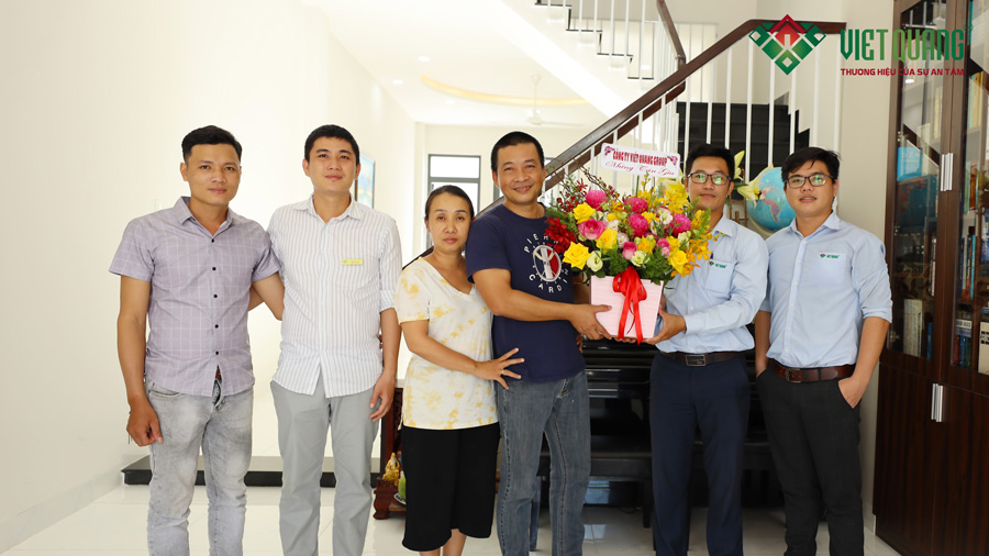 Bàn giao nhà phố 3 tầng có sân thượng 4.3x23m của anh Sơn tại quận 12