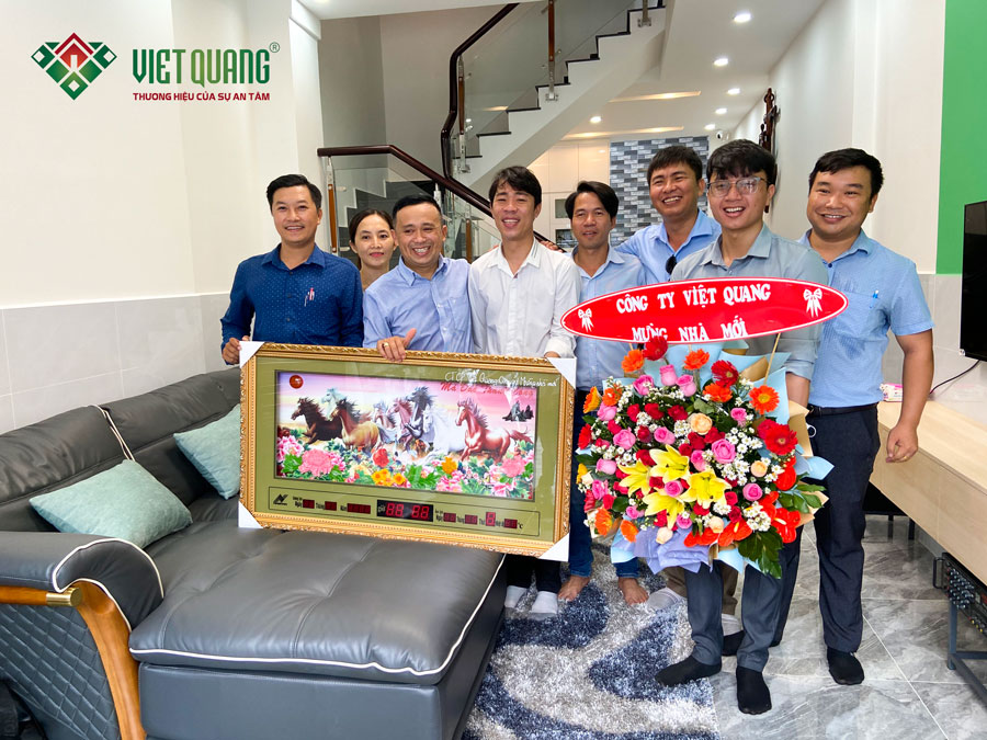 Bàn giao nhà phố 3 tầng rưỡi 4x16m cho anh Lực quận 12 sau khi cải tạo sửa chữa