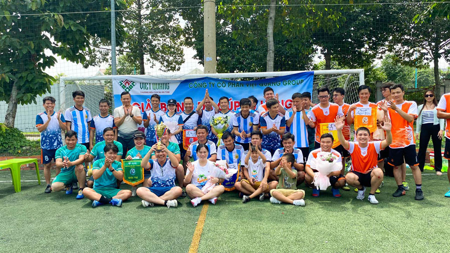 Tổ chức giải bóng đá kỷ niệm 10 năm ngày thành lập Công ty Việt Quang Group