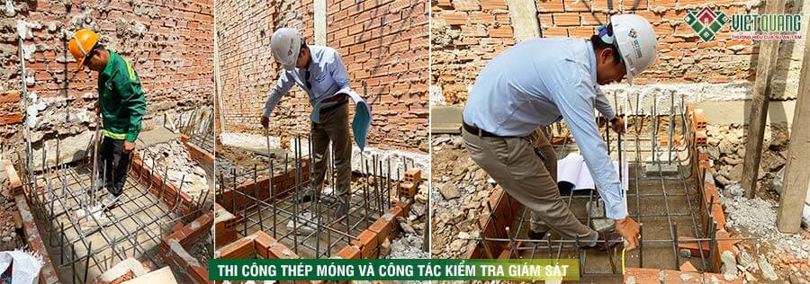 Xây dựng nhà phố anh Định quận Bình Thạnh 