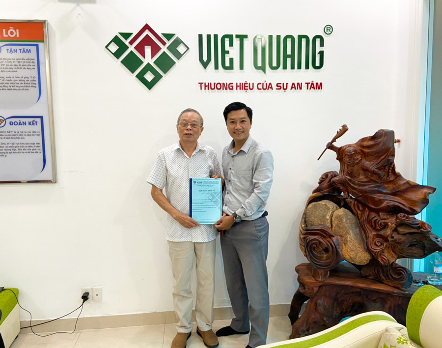Ký hợp đồng xây nhà trọn gói 3 tầng chú Thành tại quận 12