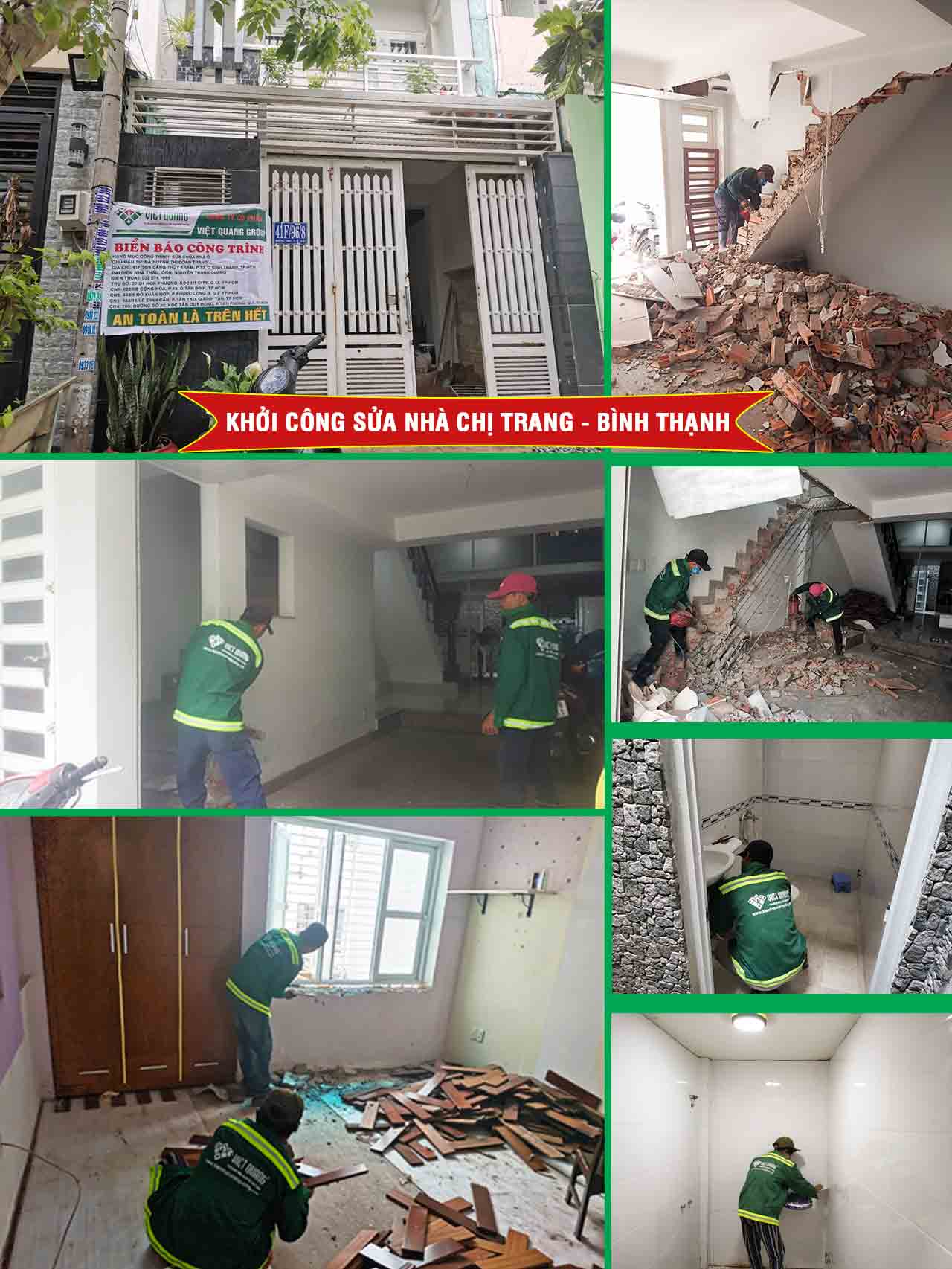 20 ngày khởi công sửa nhà trọn gói 11 công trình 