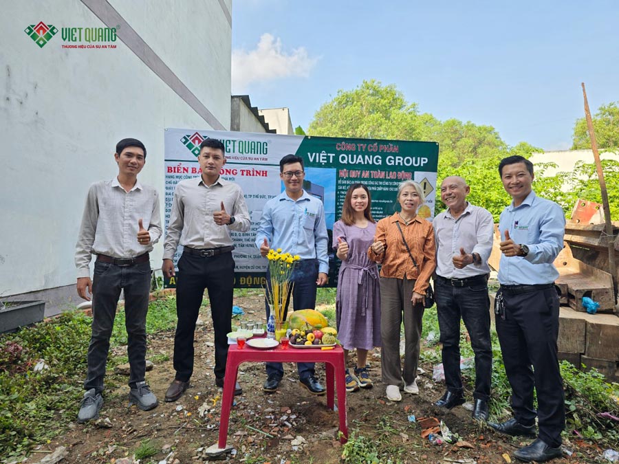 Việt Quang Group cúng khởi công xây dựng nhà mới tại TP.HCM