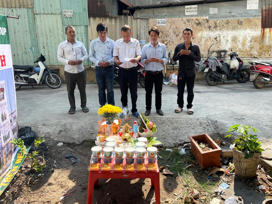 Khởi công hàng loạt công trình xây dựng nhà phố tại TP.HCM 