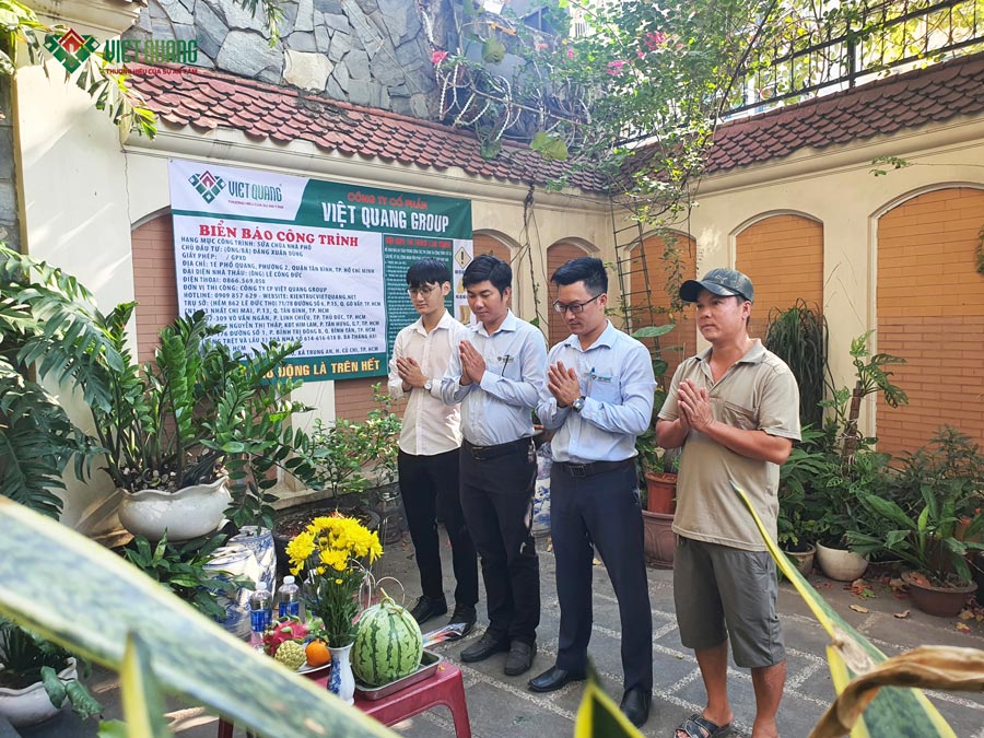 Khởi công sửa chữa biệt thự cổ rộng 8.5x20m nhà Chú Dũng ở Quận Tân Bình
