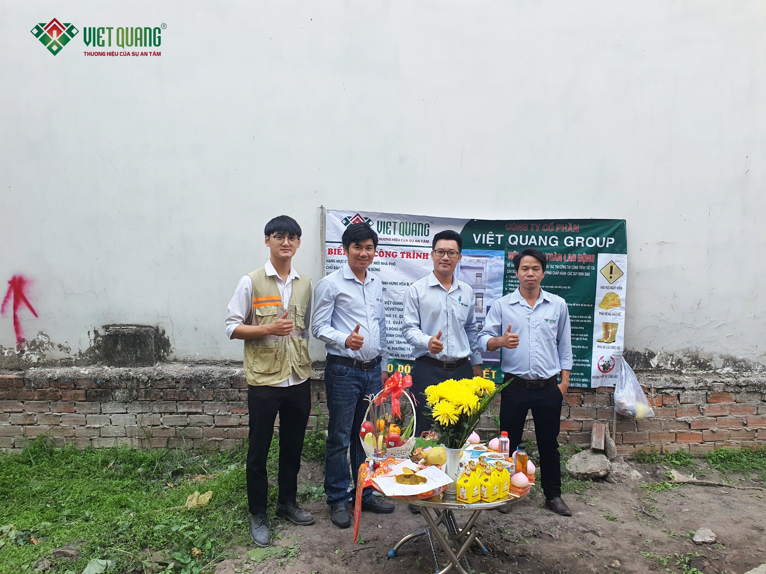 Khởi công xây dựng nhà phố 1 trệt 2 lầu nhà Anh Dũng ở Quận Bình Tân