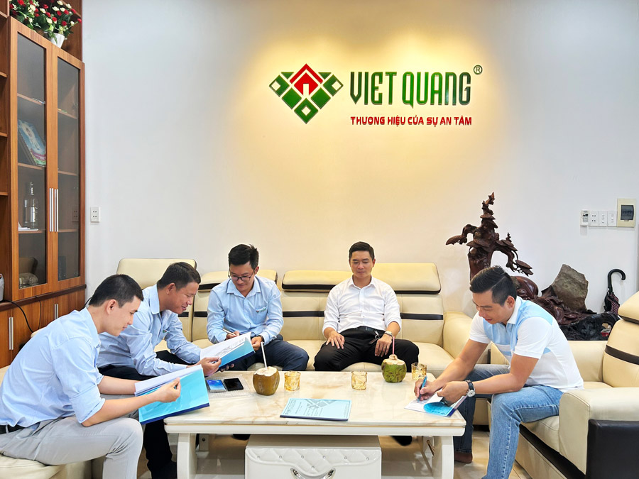 ký hợp đồng xây nhà trọn gói, quy mô 3 tầng sân thượng có giàn phẹt 4x12m nhà Anh Tuấn ngụ ở Quận 12