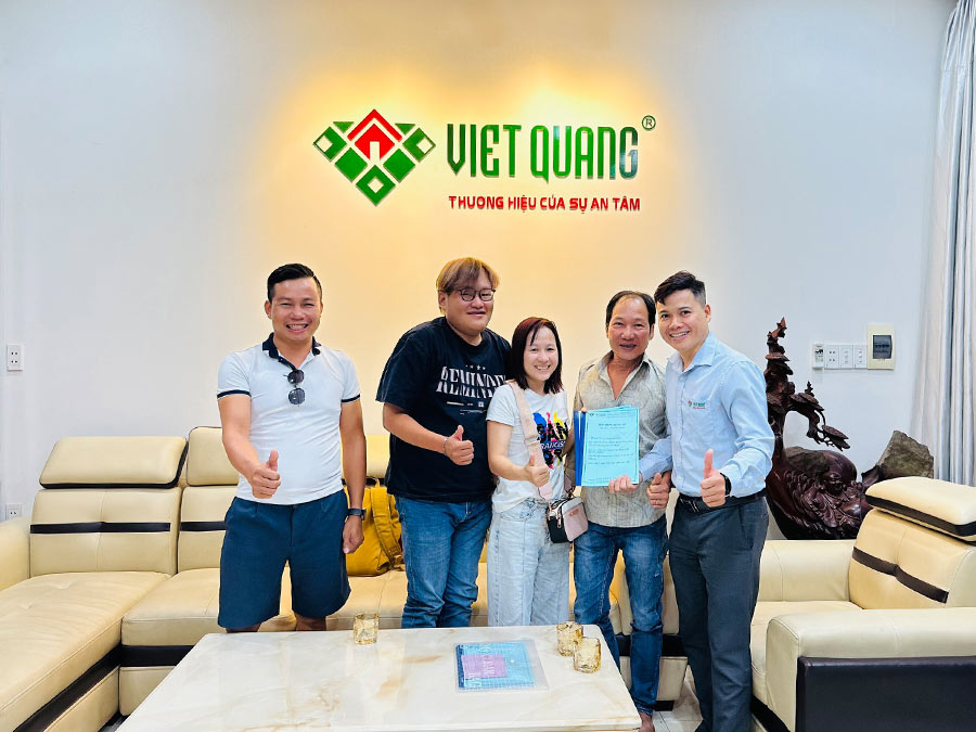 Việt Quang Group ký liên tiếp 2 hợp đồng xây nhà mới nhà phố 4 tầng và sửa chữa văn phòng