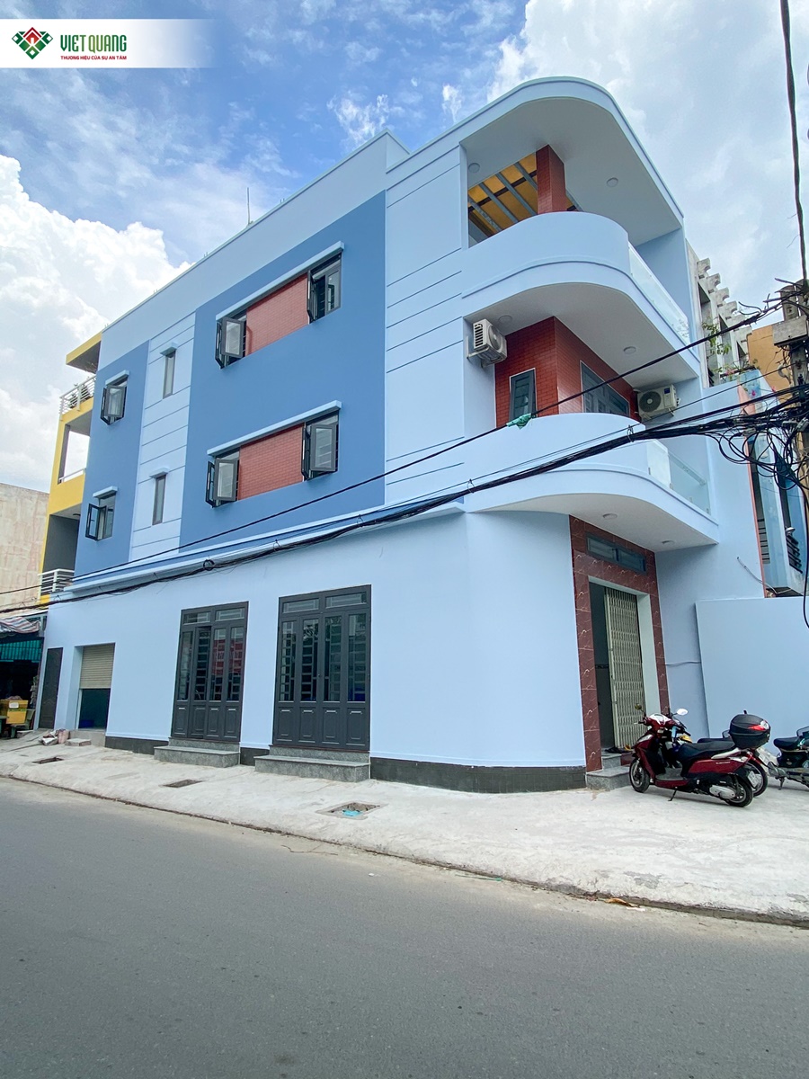 Bàn giao nhà chú Khoa 3 tầng 2 mặt tiền TP Thủ Đức