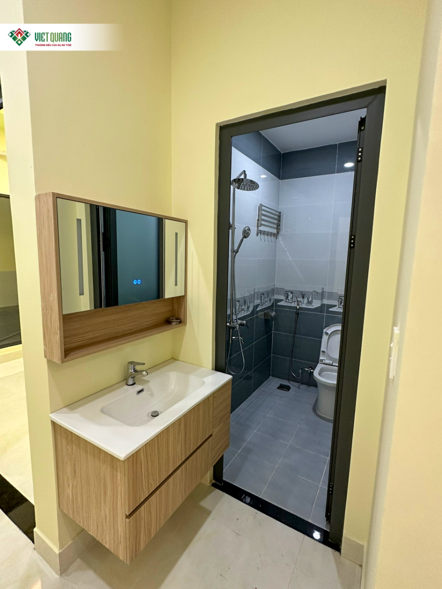 Bàn giao sửa chữa ngôi nhà thông suốt 1 Trệt 1 lửng Diện tích 4x17m của Anh Trung Quận Bình Tân