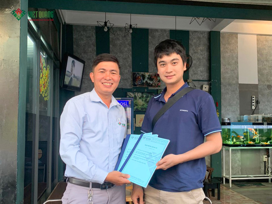 Ký liên tiếp 2 hợp đồng sửa chữa, cải tạo trọn gói nhà phố 1 trệt 1 lầu tại TP. HCM 