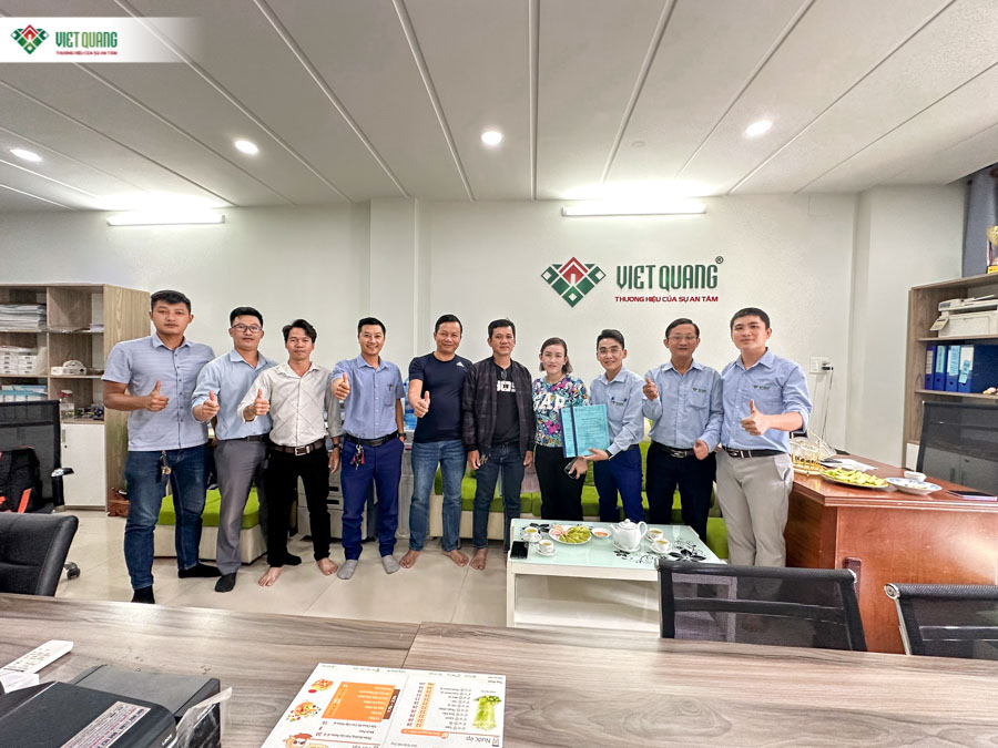 Ký hợp đồng xây dựng nhà ở trọn gói 4 tầng tại quận Bình Tân 