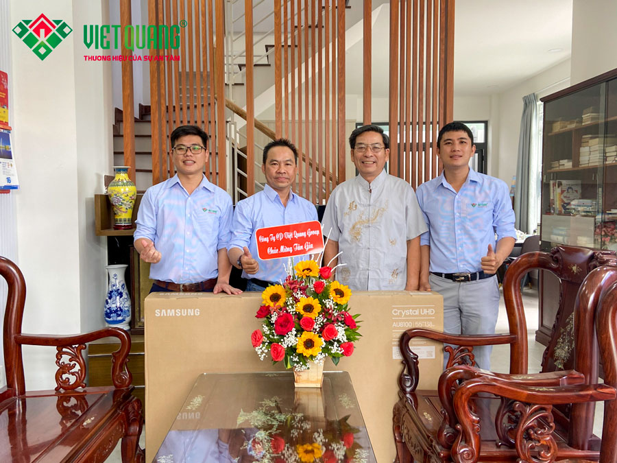 Bàn giao nhà phố 3 tầng 5,5×12,2m nhà chú Vinh ở Quận 7 