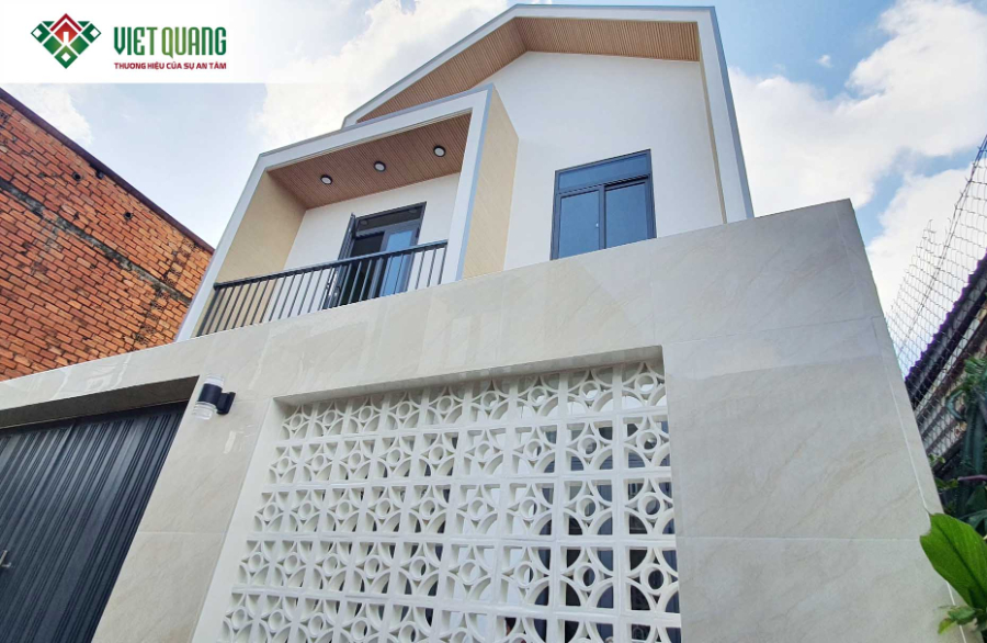 Bàn giao ngôi nhà phố 2 tầng Diện tích 6,5x11m nhà Chị Gái ở Huyện Hóc Môn