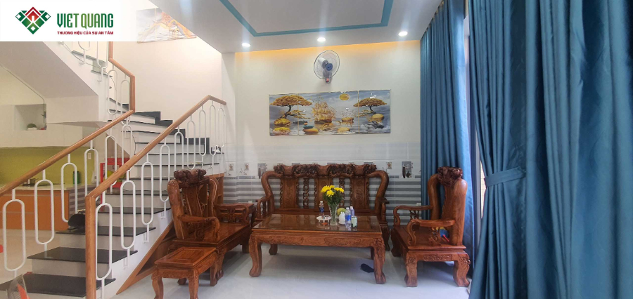 Bàn giao ngôi nhà phố 2 tầng Diện tích 6,5x11m nhà Chị Gái ở Huyện Hóc Môn