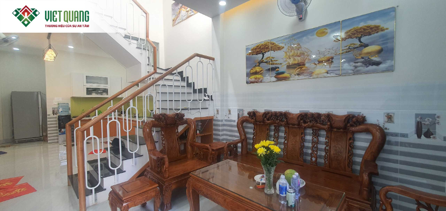 Bàn giao ngôi nhà phố 2 tầng Diện tích 6,5x11m nhà Chị Gái ở Huyện Hóc Môn