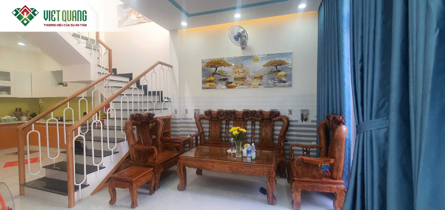 Bàn giao ngôi nhà phố 2 tầng Diện tích 6,5x11m nhà Chị Gái ở Huyện Hóc Môn