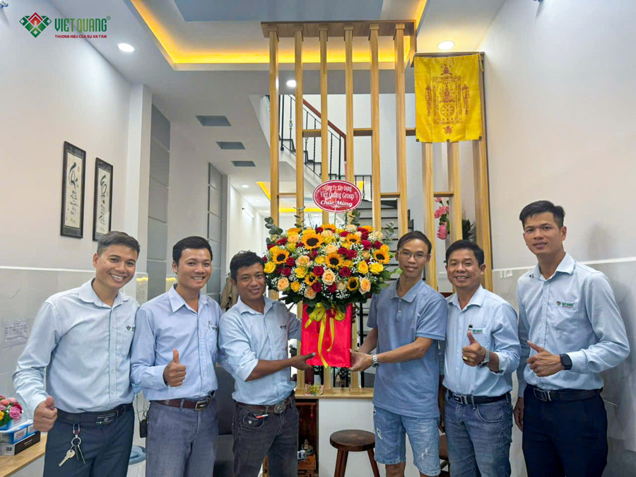 Bàn giao công trình xây nhà 3 tầng 3x23m Anh Duy ở Quận 12 