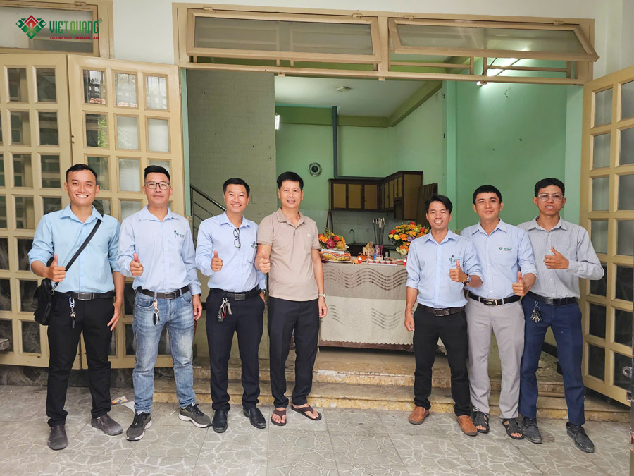 Khởi công xây nhà 3 tầng hiện đại nhà Anh Quảng ở quận Gò Vấp