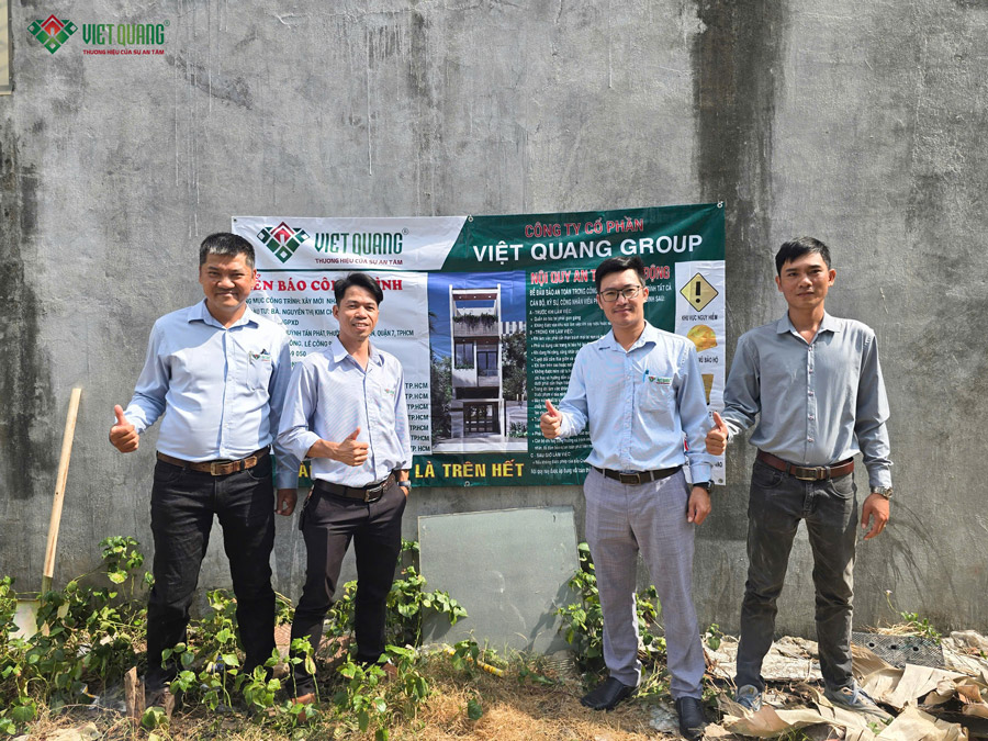 Thông báo khởi công – Xây nhà Chị Chi ở Quận 7