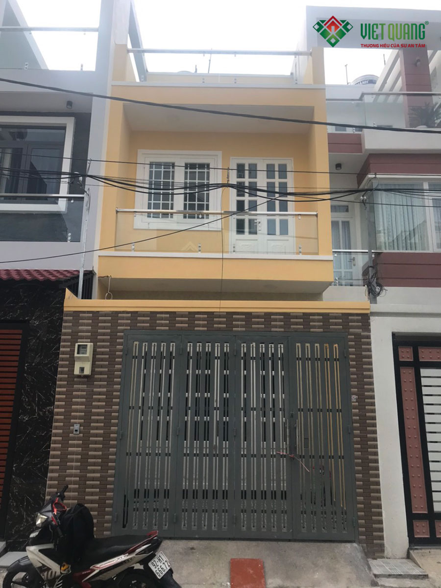 Xây nhà 3 tầng trọn gói 4x12m tại quận 12 – Nhà anh Công 