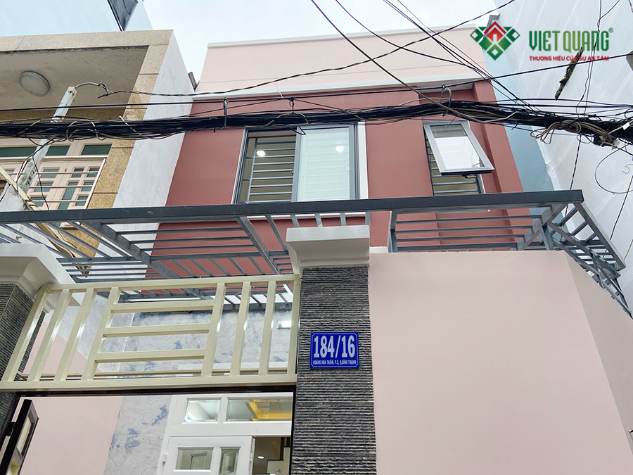 Xây nhà trọn gói nhà phố 3 tầng anh Định tại quận Bình Thạnh
