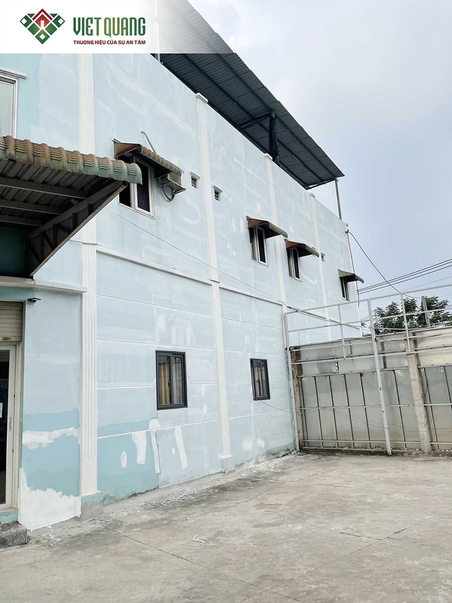 Thi công sửa chữa, cải tạo trọn gói kho xưởng cho Công Ty ZoomLion Việt nam với diện tích hơn 2000 m2.