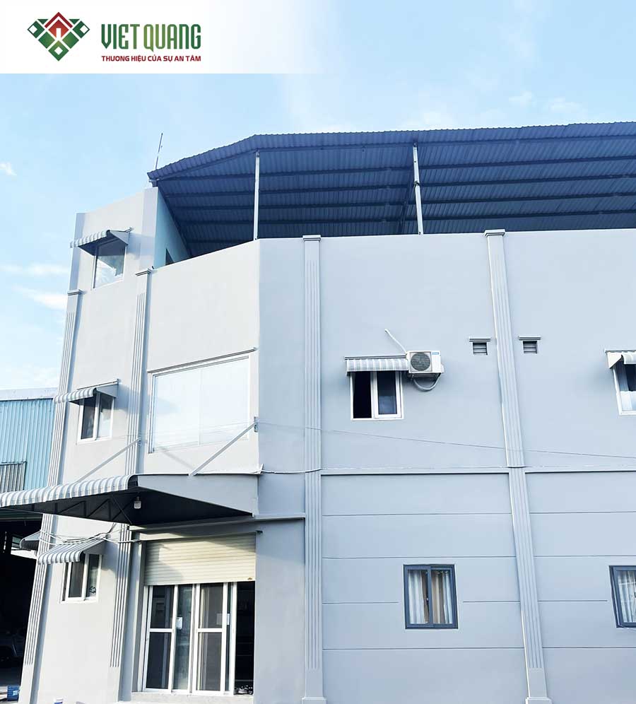 Thi công sửa chữa, cải tạo trọn gói kho xưởng cho Công Ty ZoomLion Việt nam với diện tích hơn 2000 m2.