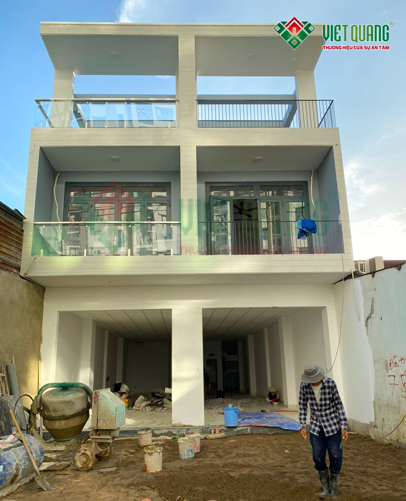 Xây nhà trọn gói 3 tầng hai ngôi nhà phố liền kề nhau tại quận Tân Bình
