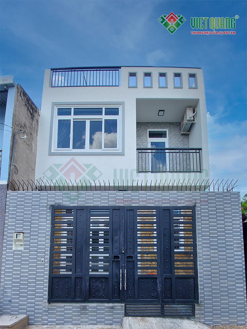 Xây nhà trọn gói nhà phố 3 tầng nhà anh Lộc Huyện Bình Chánh 