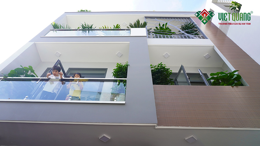 Xây nhà trọn gói nhà phố 3 tầng 7.3x13m nhà chị Thuý thành phố Thủ Đức 