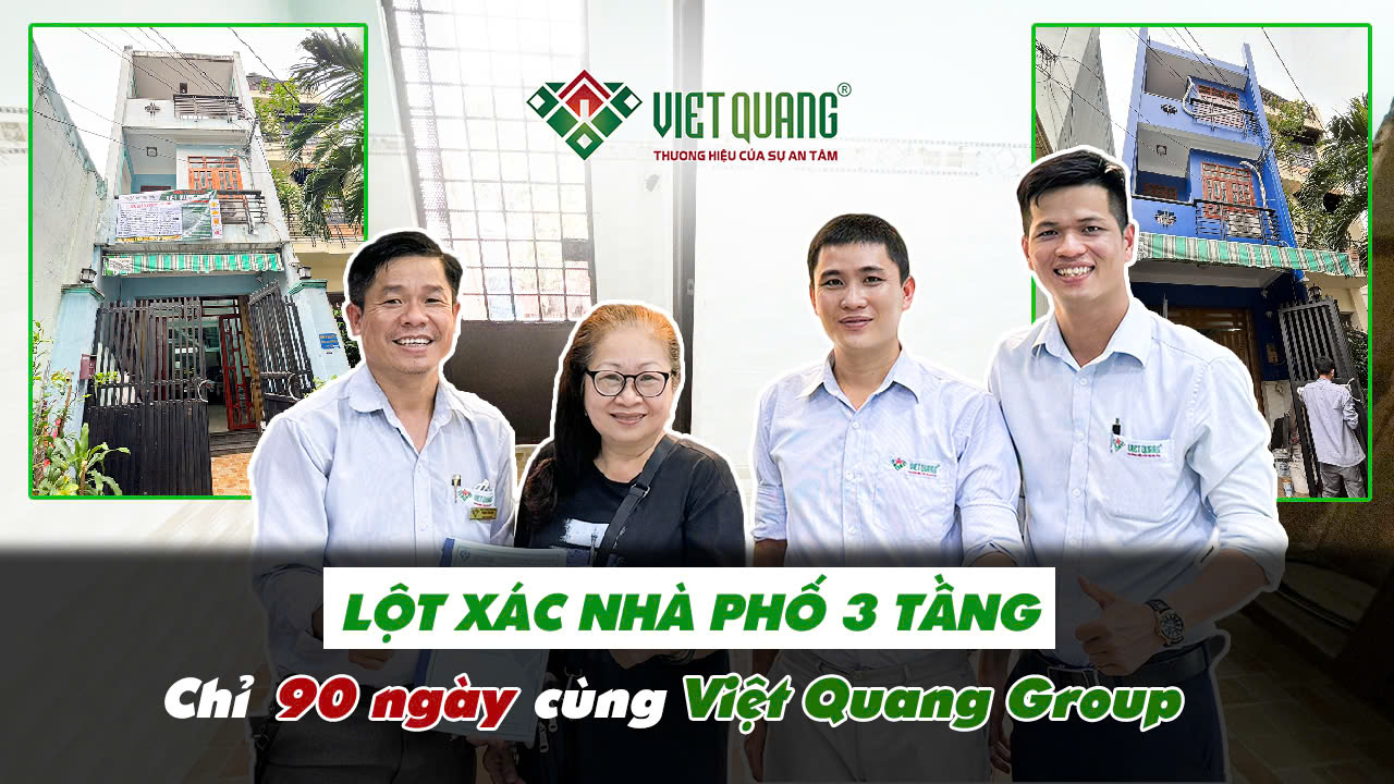 Lột xác ngôi nhà phố 3 tầng – 90 ngày và diện mạo mới