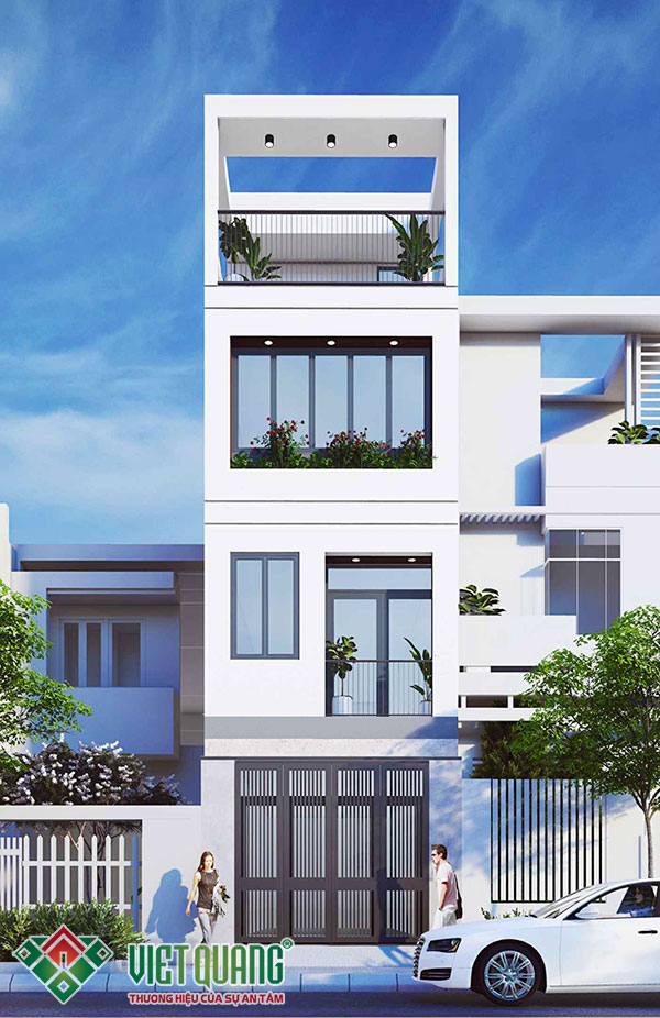 Ngôi nhà phố 3 tầng hiện đại – Tổ ấm an yên nhà anh Tâm Quận 9 