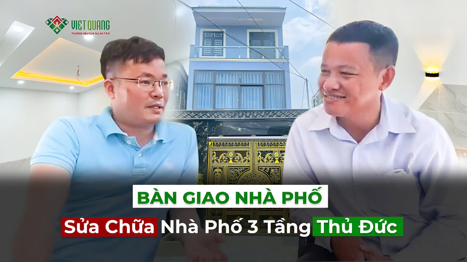 Bàn giao công trình cải tạo nhà phố 3 tầng Anh Quang Thủ Đức