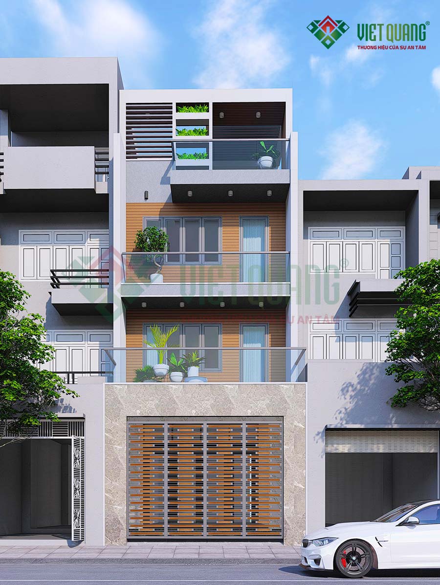 Mẫu Nhà Phố 4 Tầng Đẹp 5.2x18m Tại Quận 12 