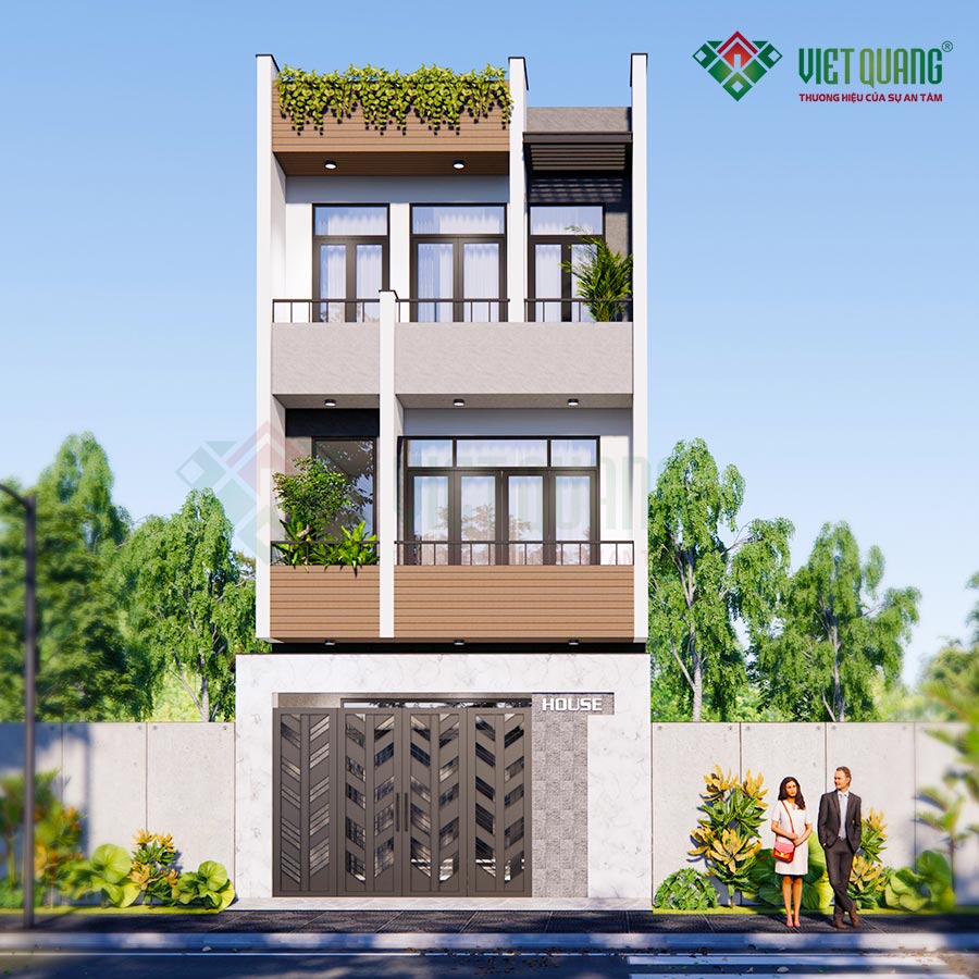 Dự Án Thiết Kế & Thi Công Nhà Phố 3 Tầng Hiện Đại – Diện Tích 5x14m 