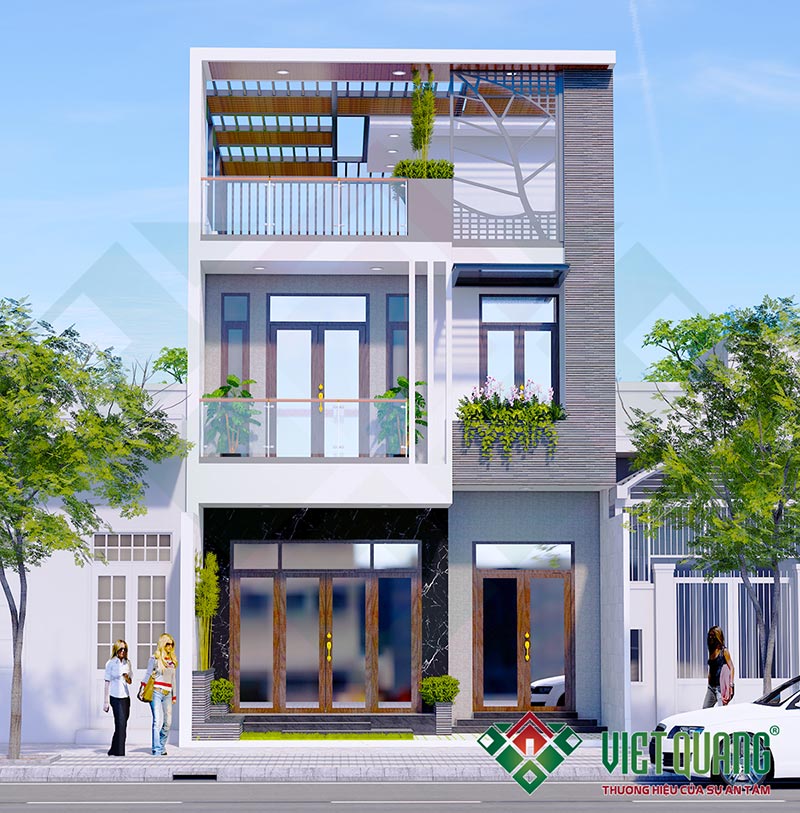Mẫu Nhà Phố Hiện Đại 3 Tầng Của Anh Huy Tại TP. Thủ Đức 