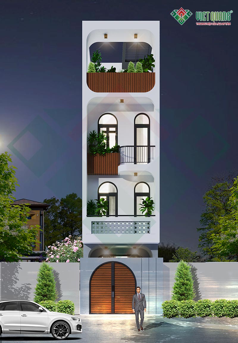 Ngôi Nhà 4 Tầng Hiện Đại Của Anh Lân Tại Quận 8 
