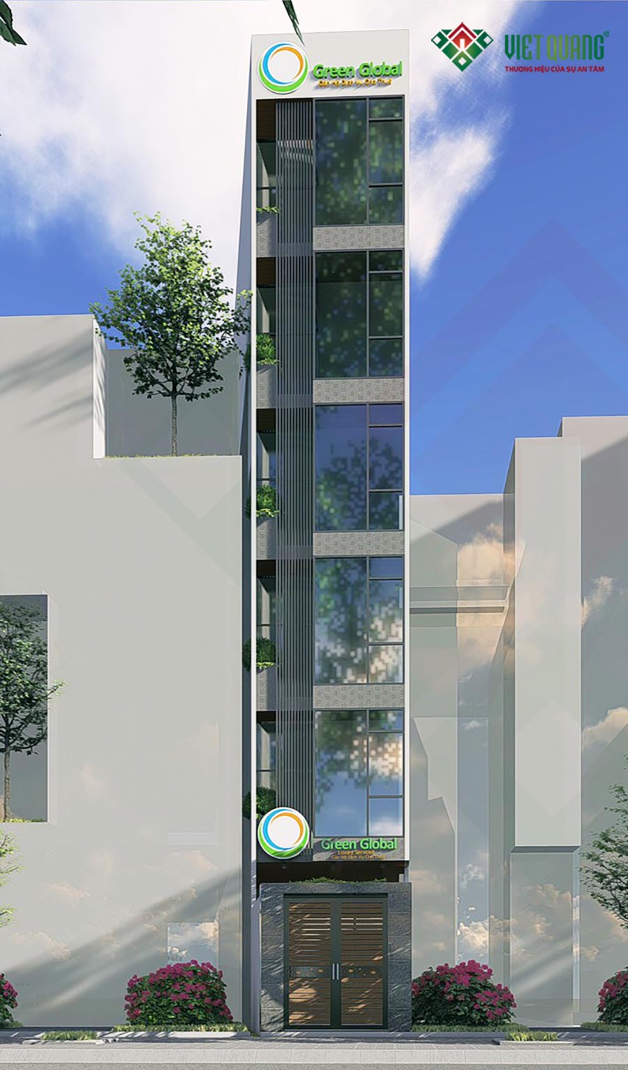 Mẫu Thiết Kế Nhà Phố 6 Tầng Đẹp – Giải Pháp Cải Tạo, Nâng Tầng Đẳng Cấp Cho Doanh Nghiệp Tại Phú Nhuận 