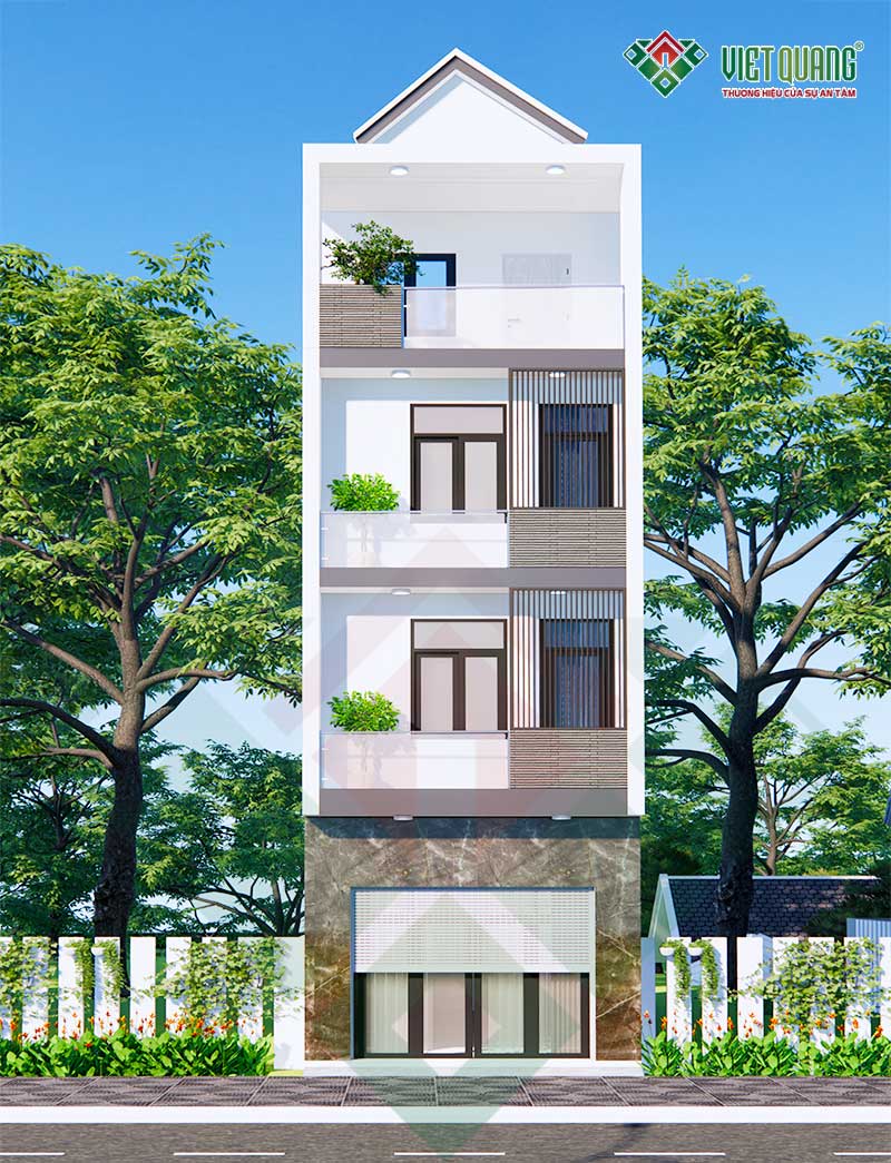 Mẫu Nhà Phố 4 Tầng Đẹp 4x12m Của Gia Đình Chị Liễu Tại Quận Bình Tân 