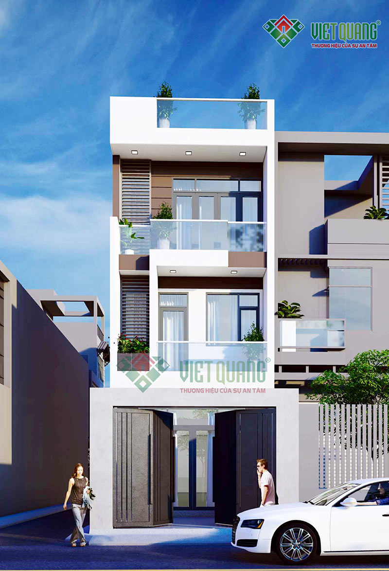 Mẫu Nhà Phố 3 Tầng 1 Tum Hiện Đại – Câu Chuyện Từ Bản Vẽ Đến Tổ Ấm Trọn Vẹn 