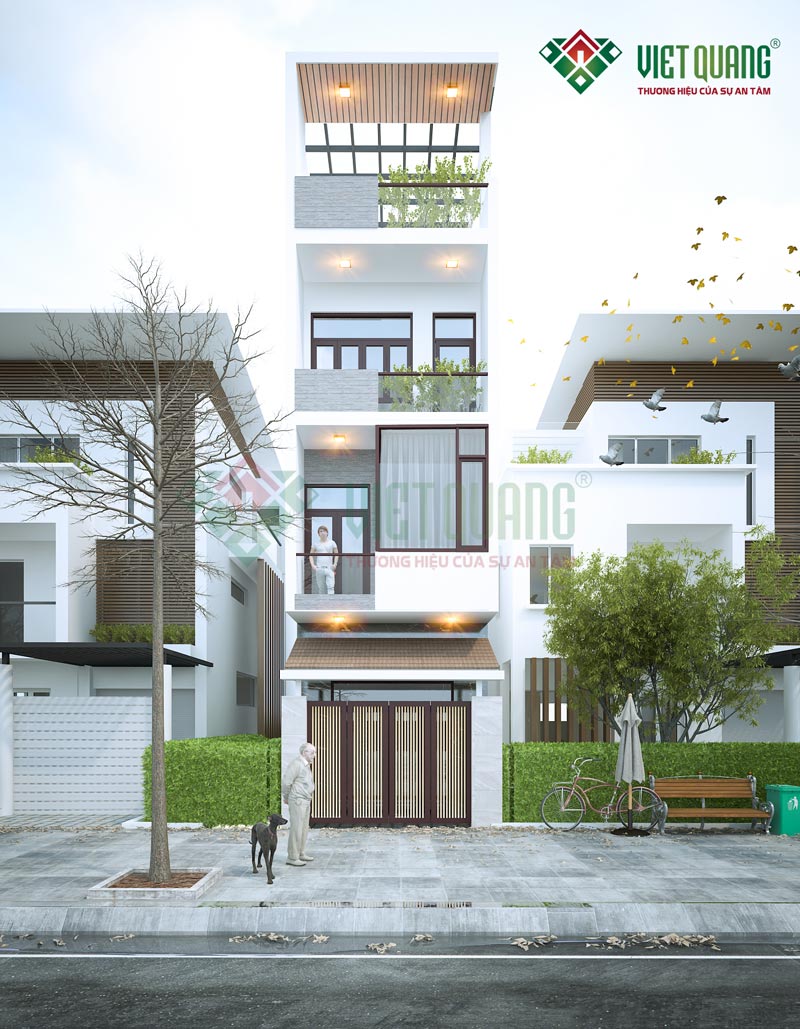Mẫu Nhà Phố 3 Tầng 4x13m Hiện Đại – Kiến Tạo Không Gian Phong Thủy Hưng Vượng Cho Gia Đình Chị My